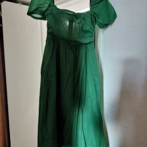 Elegant Green Women's Dress